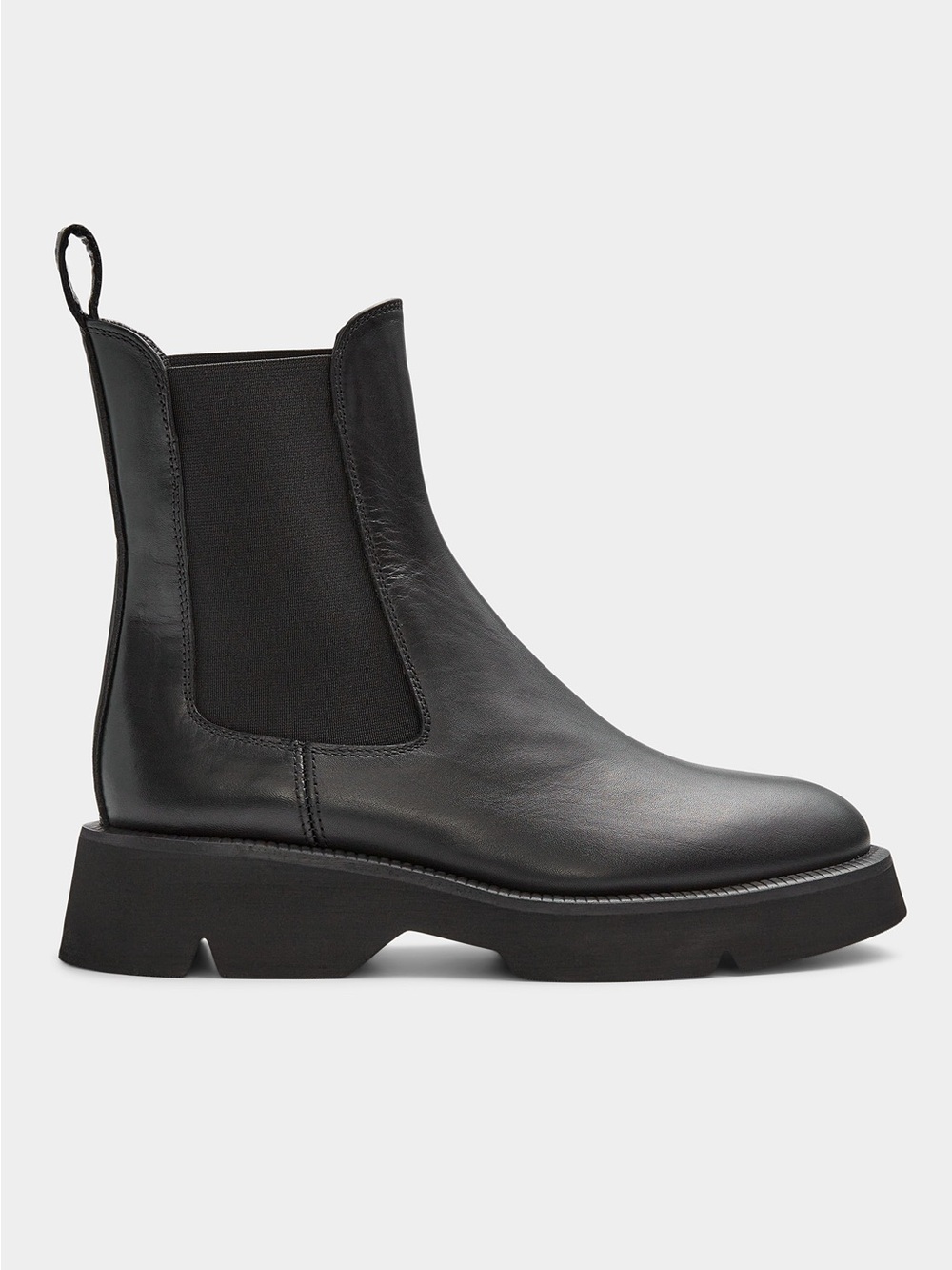 La CANADIENNE Benbase Black Leather Chelsea Ankle Boot 41